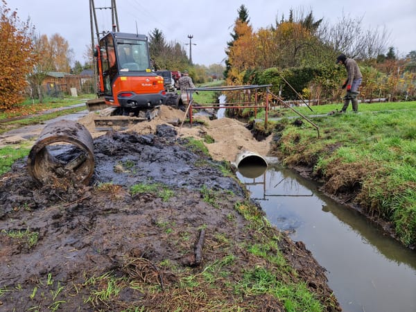 Czyszczenie głównych rowów melioracyjnych